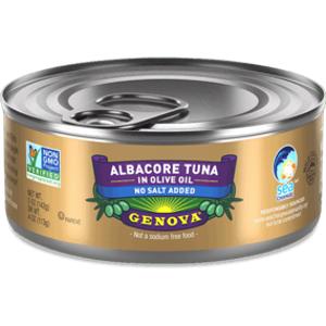 Genova Albacore Tuna in Olive Oil No Salt Added