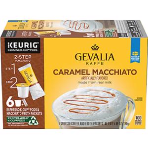 Gevalia Caramel Macchiato Coffee Pod & Froth