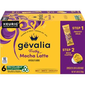 Gevalia Frothy Mocha Latte Coffee Pod & Froth