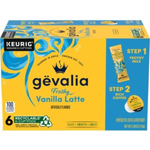 Gevalia Frothy Vanilla Latte Coffee Pod & Froth