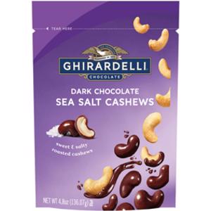 Ghirardelli Dark Chocolate Covered Sea Salt Cashews