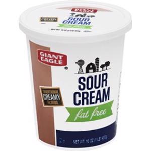 Giant Eagle Fat Free Sour Cream