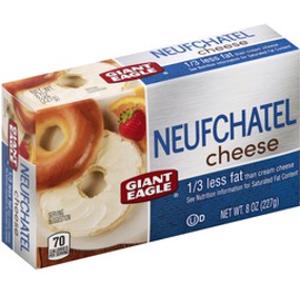 Giant Eagle Neufchatel Cheese