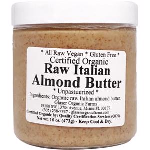 Glaser Organic Farms Raw Italian Almond Butter