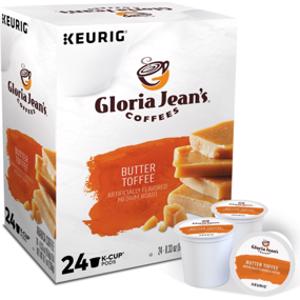 Gloria Jean's Butter Toffee Coffee Pods