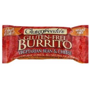 Glutenfreeda's Vegetarian Bean & Cheese Burrito