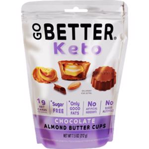 Go Better Keto Chocolate Almond Butter Cups