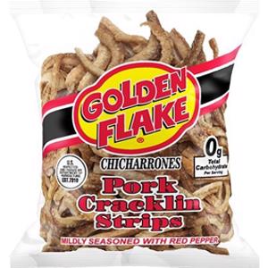 Golden Flake Pork Cracklin Stips