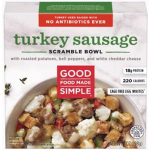 Good Food Made Simple Turkey Sausage Breakfast Bowl