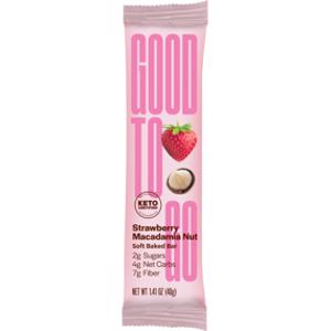 Good To Go Strawberry Macadamia Snack Bar
