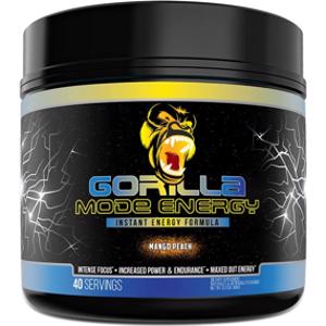 Gorilla Mode Energy Pre-Workout Mango Peach