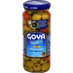 Goya Reduced Sodium Alcaparrado Manzanilla Olives