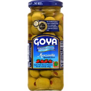 Goya Reduced Sodium Manzanilla Spanish Olives