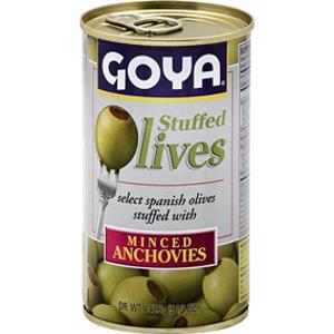 Goya Stuffed Olives w/ Minced Anchovies