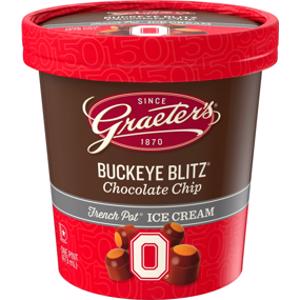 Graeter's Buckeye Blitz Chocolate Chip Ice Cream