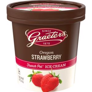 Graeter's Oregon Strawberry Ice Cream