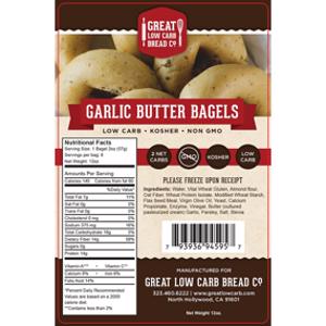 Great Low Carb Bread Co. Garlic Butter Bagels