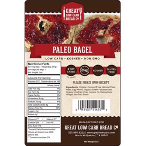 Great Low Carb Bread Co. Paleo Bagel