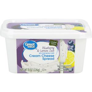 Great Value Blueberry & Lemon Zest Cream Cheese Spread