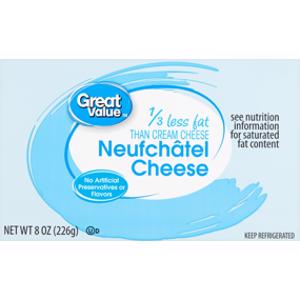 Great Value Neufchâtel Cheese