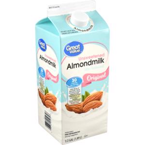 Great Value Unsweetened Almond Milk
