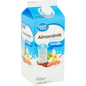 Great Value Vanilla Almond Milk