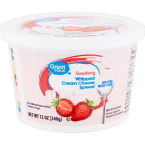 Great Value Whipped Strawberry Cream Cheese