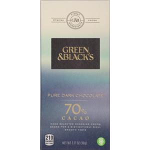 Green & Black's 70% Cacao Pure Dark Chocolate