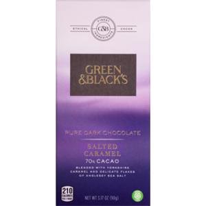 Green & Black's 70% Cacao Salted Caramel Dark Chocolate