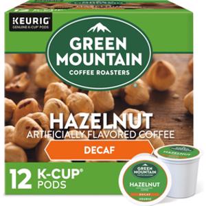 Green Mountain Hazelnut Decaf Coffee Pods