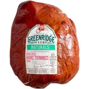 Greenridge Farm Uncured Hand-Trimmed Ham