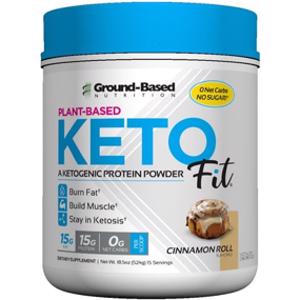 Ground-Based Cinnamon Roll Keto Fit Protein Powder