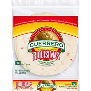 Guerrero Riquisimas Soft Taco Flour Tortillas