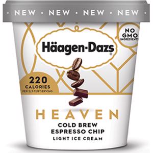 Haagen-Dazs Heaven Cold Brew Espresso Chip Light Ice Cream