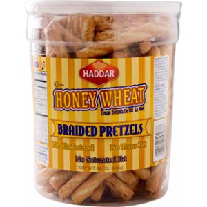 Haddar Honey Wheat Braided Pretzels