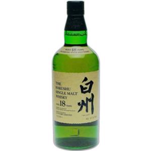Hakushu 18 Year Single Malt Japanese Whisky