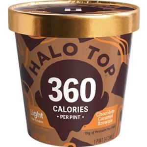 Halo Top Chocolate Caramel Brownie Ice Cream