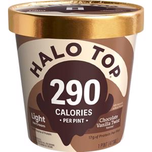 Halo Top Chocolate Vanilla Twist Ice Cream