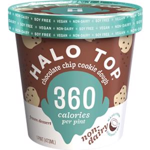 Halo Top Non-Dairy Chocolate Chip Cookie Dough Ice Cream