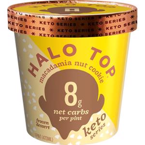 Halo Top Keto Macadamia Nut Cookie Ice Cream
