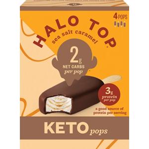 Halo Top Keto Sea Salt Caramel Ice Cream Pops