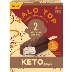 Halo Top Keto Turtle Cheesecake Ice Cream Pops