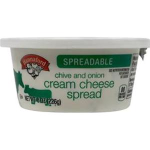 Hannaford Chive & Onion Cream Cheese Spread