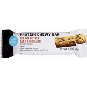 Happy Belly Peanut Butter Dark Chocolate Protein Chewy Bar