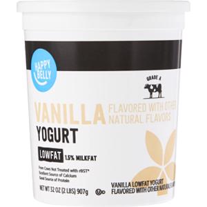 Happy Belly Vanilla Lowfat Yogurt