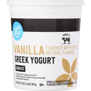 Happy Belly Vanilla Nonfat Greek Yogurt