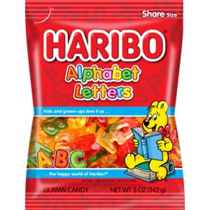 Haribo Alphabet Letters Gummi Candy