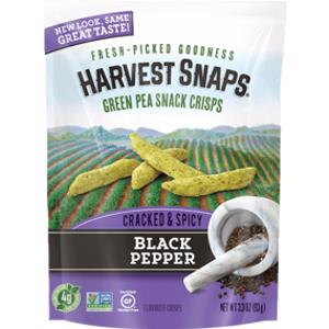 Harvest Snaps Black Pepper Green Pea Crisps