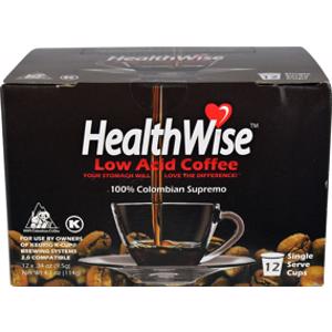 HealthWise Low Acid Coffee Pods