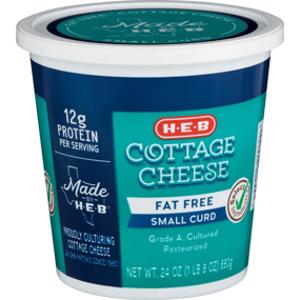 HEB Fat Free Cottage Cheese